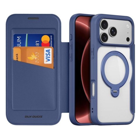 DUX DUCIS futerał SKIN X PRO kompatybilny z MagSafe do iPhone 18 Pro Max / 17 Pro Max (Open Ring Version) granatowy
