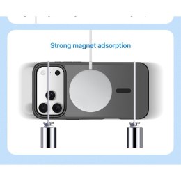 DUX DUCIS futerał YIND kompatybilny z MagSafe do iPhone 18 Pro / 17 Pro (Open Ring Version) szary