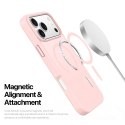 DUX DUCIS futerał YIND kompatybilny z MagSafe do iPhone 18 Pro Max / 17 Pro Max (Open Ring Version) jasno różowy