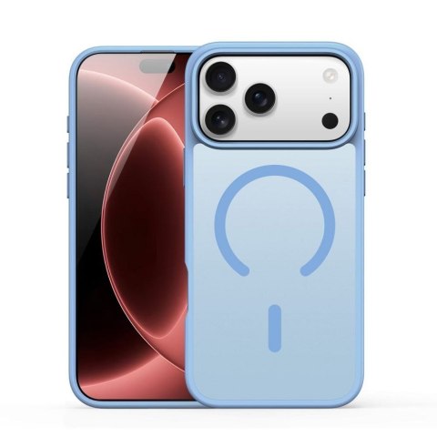 DUX DUCIS futerał YIND kompatybilny z MagSafe do iPhone 18 Pro Max / 17 Pro Max (Open Ring Version) jasnoniebieski