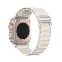 DUX DUCIS pasek GS nylonowy do Apple Watch 42 / 44 / 45 / 49 mm platynowy