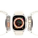 DUX DUCIS pasek GS nylonowy do Apple Watch 42 / 44 / 45 / 49 mm platynowy