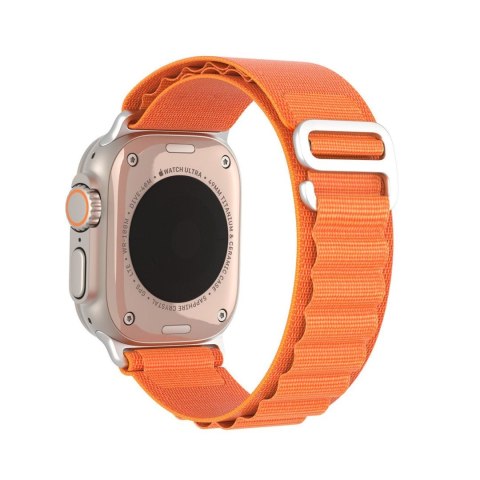 DUX DUCIS pasek GS nylonowy do Apple Watch 42 / 44 / 45 / 49 mm pomarańczowy