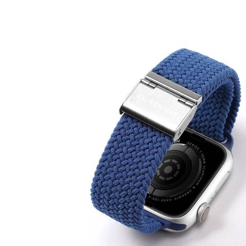 DUX DUCIS pasek MIXTURE PRO pleciony do Apple Watch 42 / 44 / 45 / 49 mm niebieski