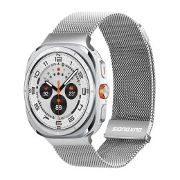 DUX DUCIS pasek MILANESE magnetyczny ze stali nierdzewnej 47 mm srebrny