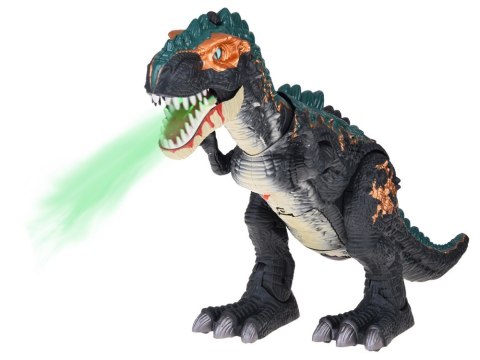Duży dinozaur robot chodzi ryczy ZNOSI JAJKA efekty świetlne para ZA5716