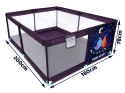 Duży kojec dla dziecka suchy basen 160x200 cm + torba pokrowiec ZA5712