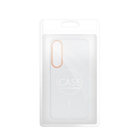 Etui na Honor 400 Go Orange zgodne z MagSafe transparentne