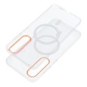 Etui na Honor 400 PRO Go Orange zgodne z MagSafe transparentne