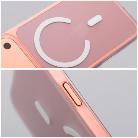 Etui na Honor 600 LITE Go Orange zgodne z MagSafe transparentne