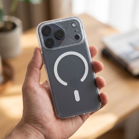 Etui na iPhone 11 Aurora zgodne z MagSafe białe
