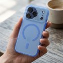 Etui na iPhone 11 Aurora zgodne z MagSafe niebieskie