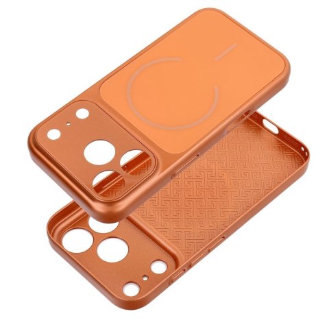 Etui na iPhone 11 Make zgodne z MagSafe pomarańczowe
