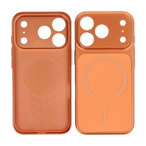 Etui na iPhone 11 Make zgodne z MagSafe pomarańczowe
