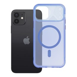 Etui na iPhone 12 / 12 Pro Aurora zgodne z MagSafe niebieskie