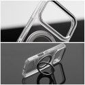 Etui na iPhone 12 Frame Circle Stand zgodne z MagSafe transparentne