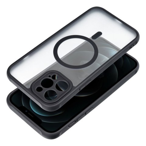 Etui na iPhone 12 PRO MAX Full Matte Mag Cover zgodne z MagSafe czarne