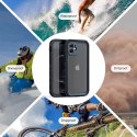 Etui na iPhone 12 wodoodporne Shellbox Dot czarne