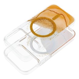 Etui na iPhone 13 / 14 Golden zgodne z MagSafe złote