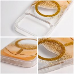 Etui na iPhone 13 / 14 Golden zgodne z MagSafe złote