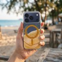 Etui na iPhone 13 / 14 Golden zgodne z MagSafe złote