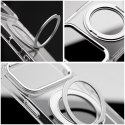 Etui na iPhone 13 Frame Circle Stand zgodne z MagSafe transparentne