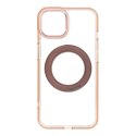 Etui na iPhone 13 Frame Circle Stand zgodne z MagSafe złote
