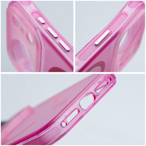Etui na iPhone 13 PRO Aurora zgodne z MagSafe różowe