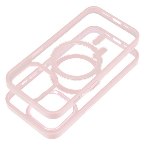 Etui na iPhone 13 PRO Color Edge Mag Cover zgodne z MagSafe różowe