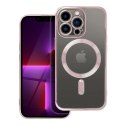 Etui na iPhone 13 PRO Electro Mag Cover zgodne z MagSafe złoto różowe
