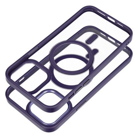 Etui na iPhone 13 PRO MAX Color Edge Mag Cover zgodne z MagSafe fioletowe