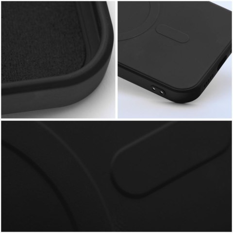Etui na iPhone 13 PRO MAX Silicone Mag Cover zgodne z MagSafe (camera protection) czarne