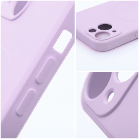 Etui na iPhone 13 PRO MAX Silicone Mag Cover zgodne z MagSafe (camera protection) różowe
