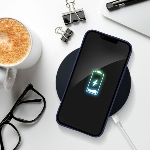 Etui na iPhone 13 PRO Soft ciemnoniebieskie