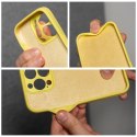 Etui na iPhone 13 Silicone 2mm (camera protection) zółte