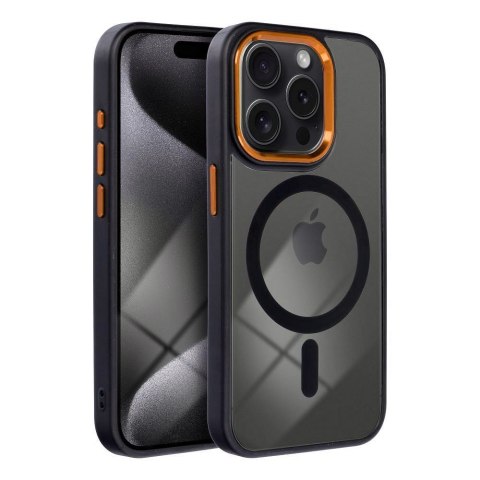 Etui na iPhone 14 Color Edge Mag Cover zgodne z MagSafe czarno złote
