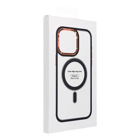 Etui na iPhone 14 Color Edge Mag Cover zgodne z MagSafe czarno złote