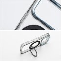 Etui na iPhone 14 Frame Circle Stand zgodne z MagSafe czarne