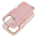 Etui na iPhone 14 Frame Mag Cover zgodne z MagSafe pudrowy róż
