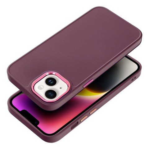 Etui na iPhone 14 Frame fioletowe