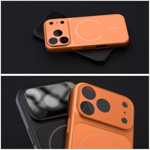 Etui na iPhone 14 PRO Make zgodne z MagSafe pomarańczowe