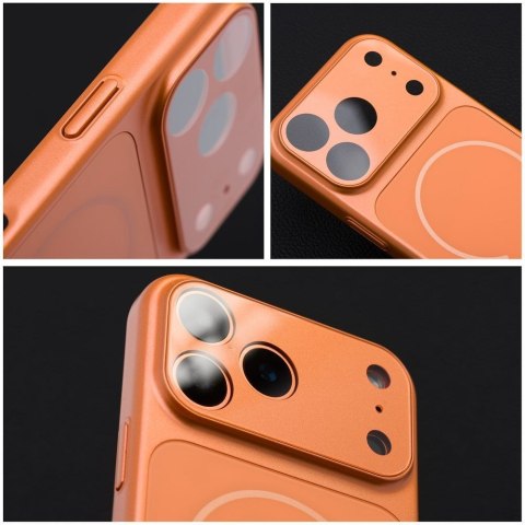 Etui na iPhone 15 Make zgodne z MagSafe pomarańczowe