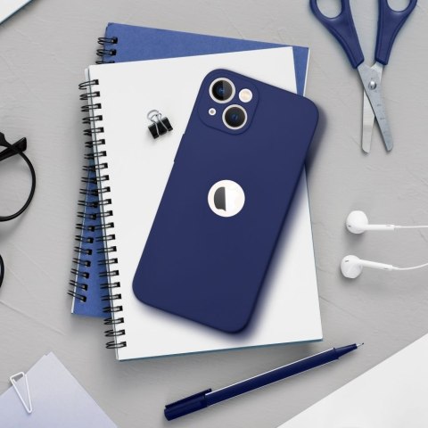 Etui na iPhone 15 PLUS Soft ciemnoniebieskie