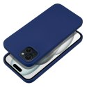 Etui na iPhone 15 PLUS Soft ciemnoniebieskie