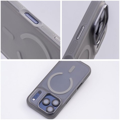 Etui na iPhone 16 PRO Flexline Mag Cover zgodne z MagSafe szare