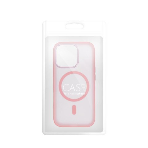 Etui na iPhone 16 PRO MAX Flexline Mag Cover zgodne z MagSafe różowe