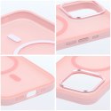Etui na iPhone 16 PRO MAX Flexline Mag Cover zgodne z MagSafe różowe