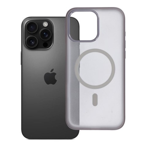 Etui na iPhone 16 PRO MAX Flexline Mag Cover zgodne z MagSafe szare