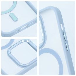 Etui na iPhone 16 PRO MAX Matte Mag Cover zgodne z MagSafe niebieskie