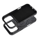 Etui na iPhone 16 Quartz Circle Stand Mag Cover czarne